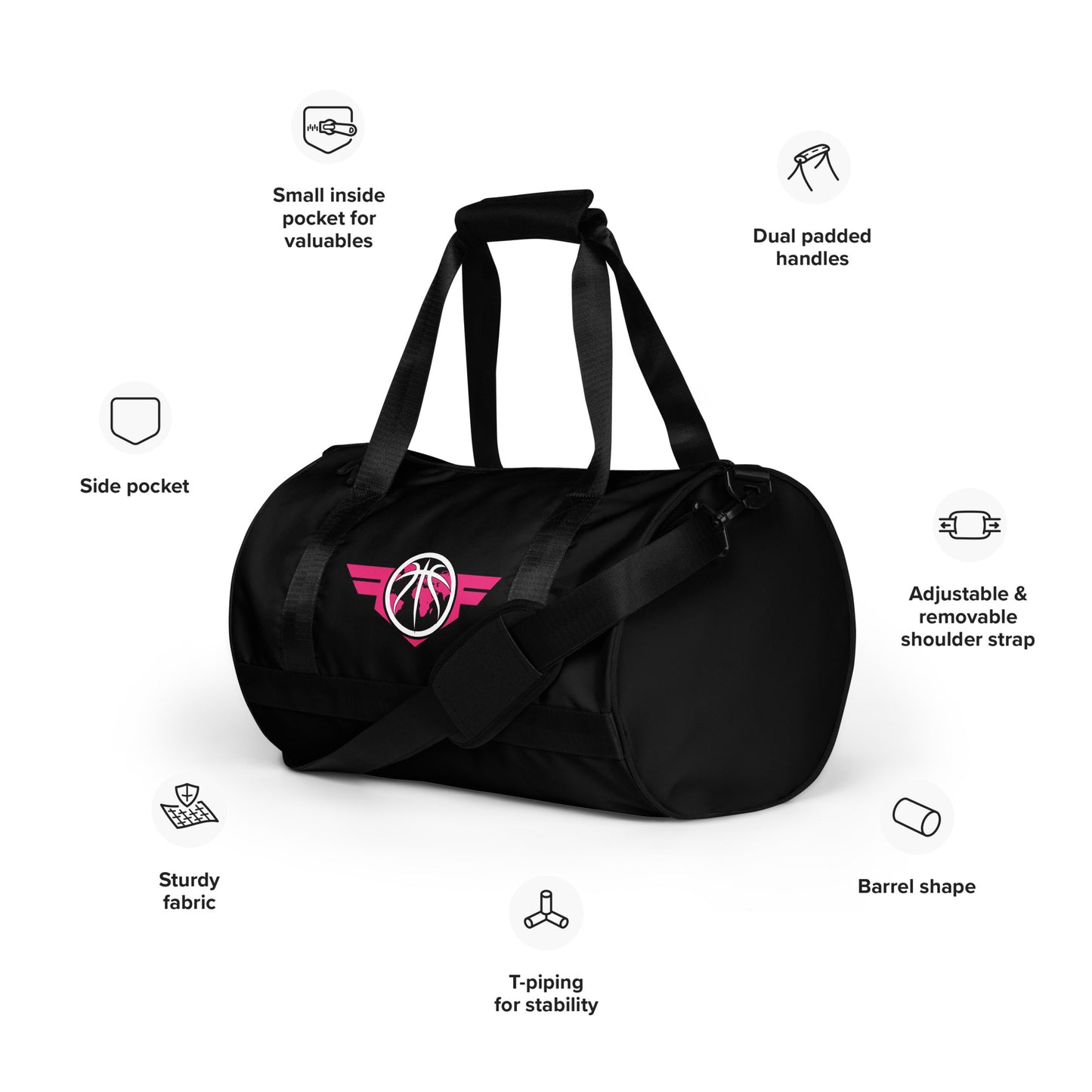 FoF Ball 23 All-over print gym bag