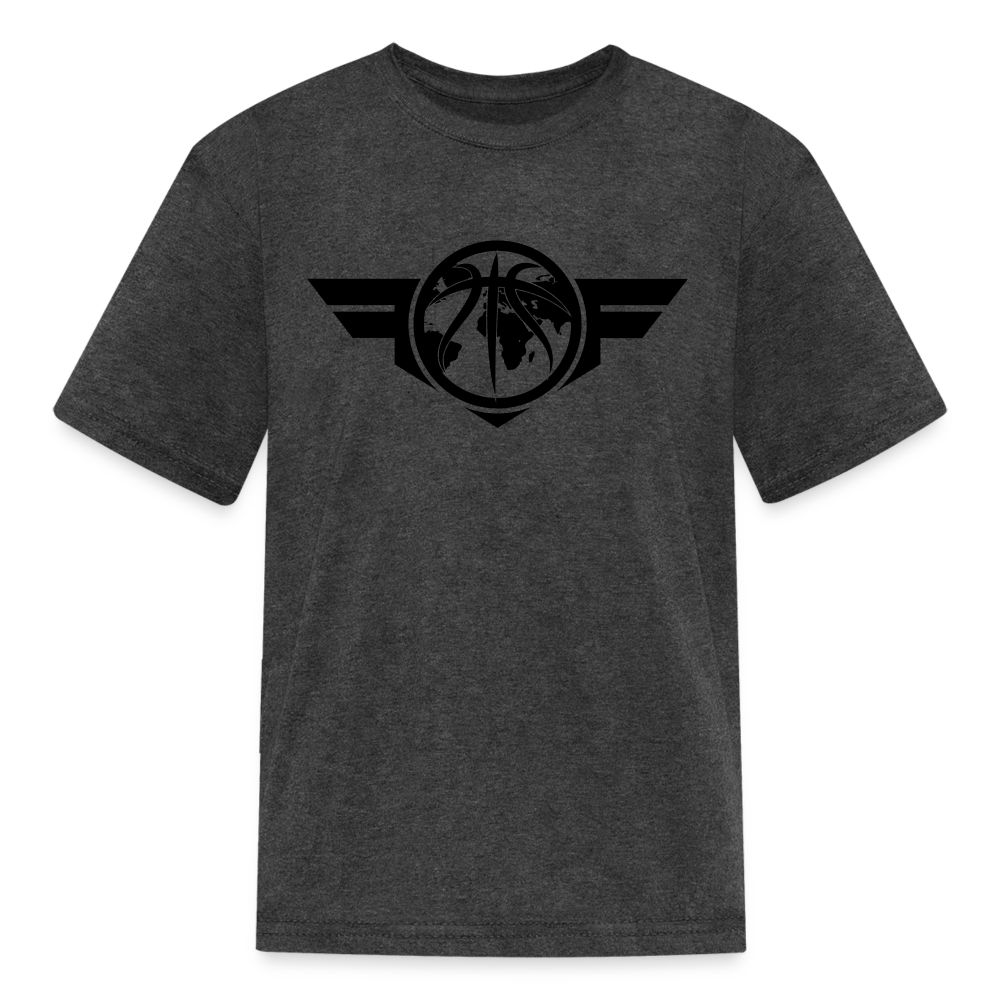 FoF Ball 23 Kids' T-Shirt - heather black