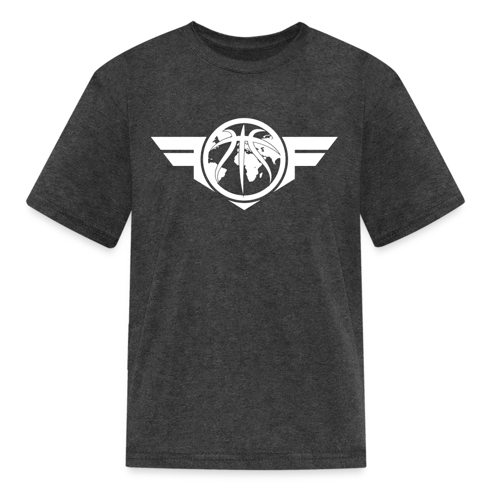 FoF Ball 23 W Kids' T-Shirt - heather black