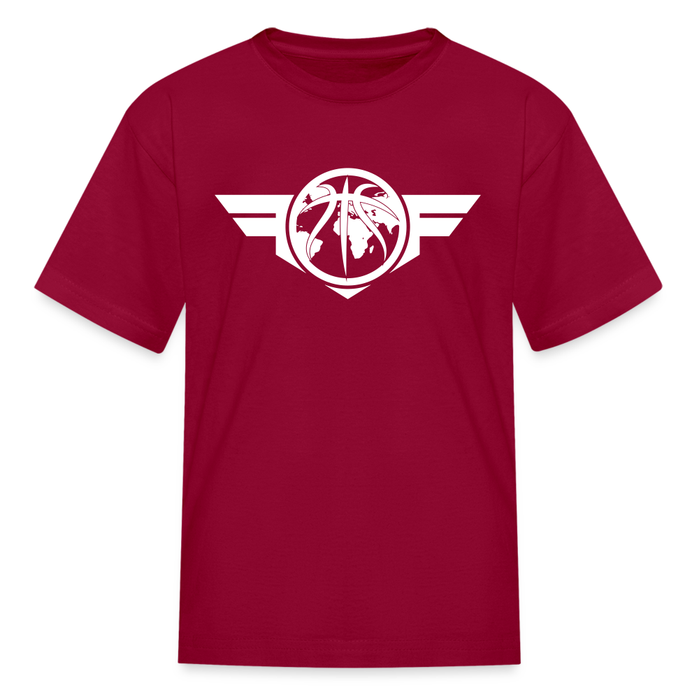 FoF Ball 23 W Kids' T-Shirt - dark red