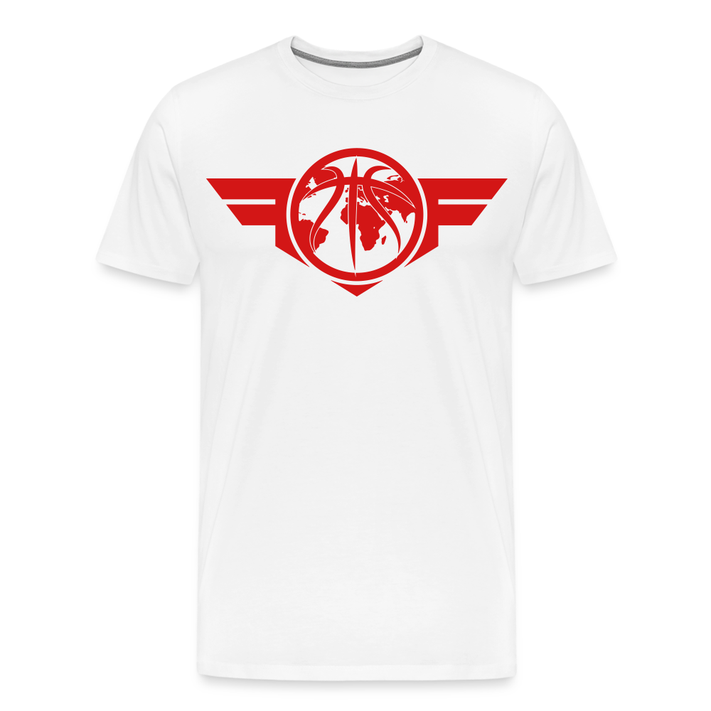 FoF Logo 23 Men's Premium T-Shirt - white
