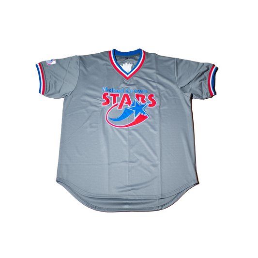 MC Stars Grey Baseball Jersey