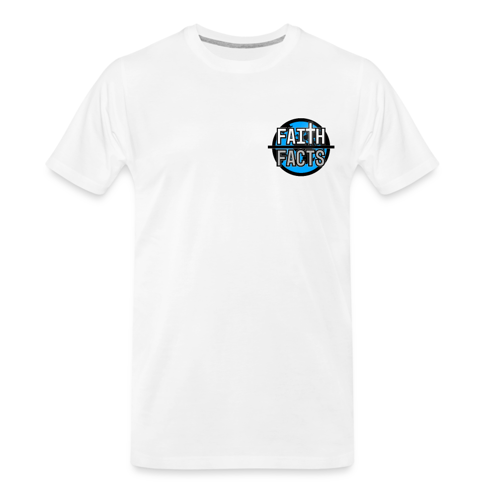 FoF Small Logo Men's Premium T-Shirt - white