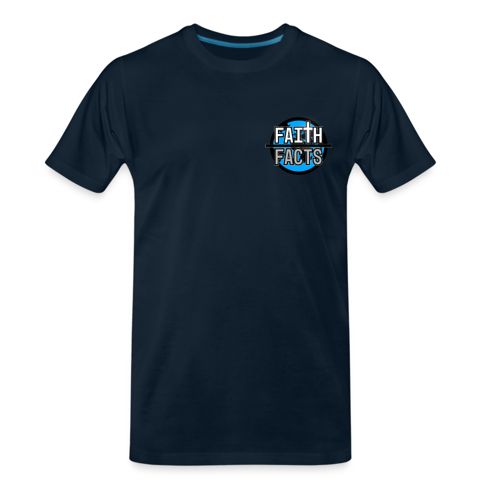 FoF Small Logo Men's Premium T-Shirt - deep navy