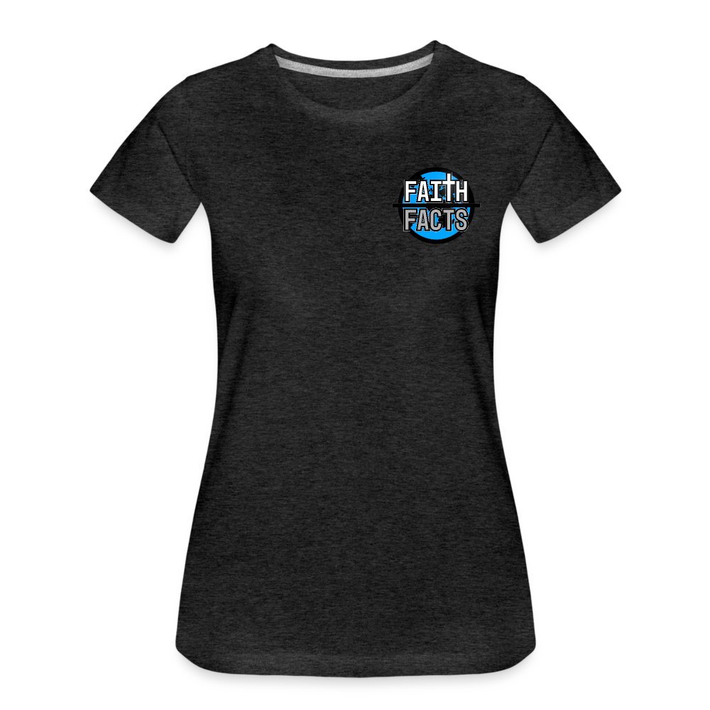 FoF Small Logo Women’s Premium T-Shirt - charcoal grey